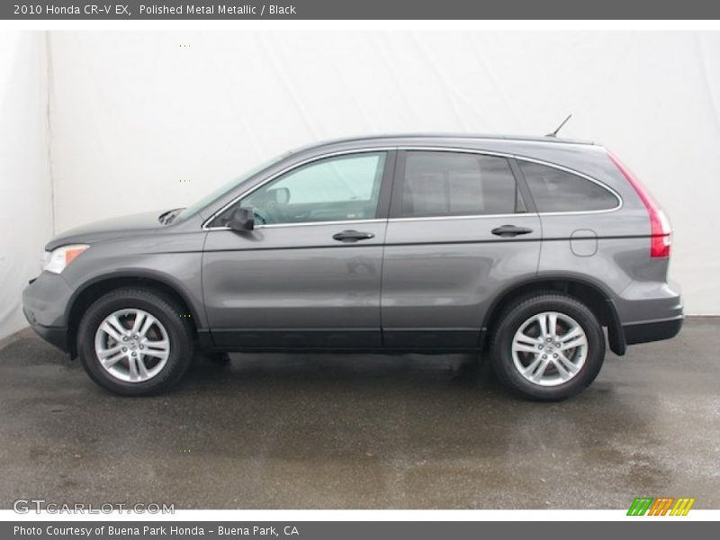 Polished Metal Metallic / Black 2010 Honda CR-V EX