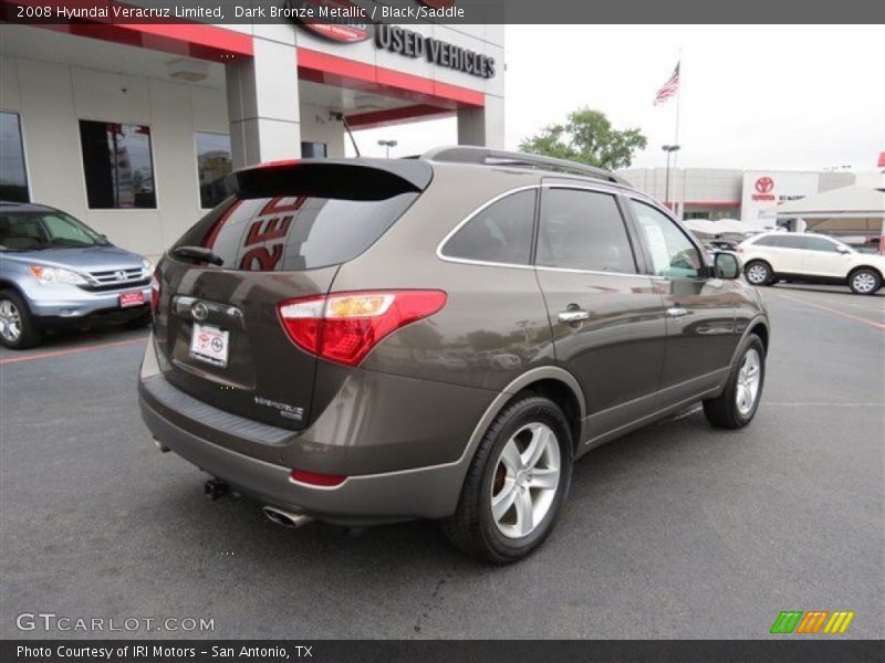 Dark Bronze Metallic / Black/Saddle 2008 Hyundai Veracruz Limited