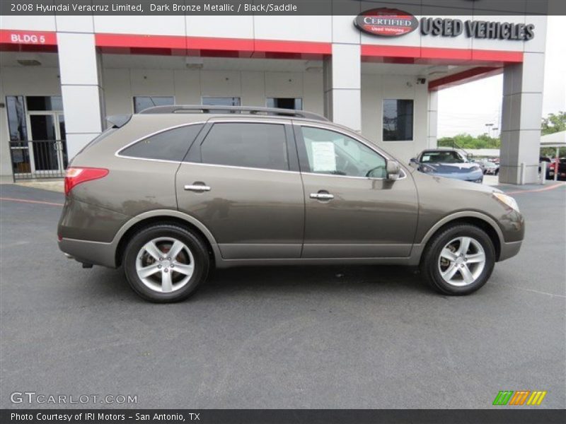 Dark Bronze Metallic / Black/Saddle 2008 Hyundai Veracruz Limited