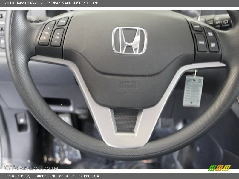 Polished Metal Metallic / Black 2010 Honda CR-V EX