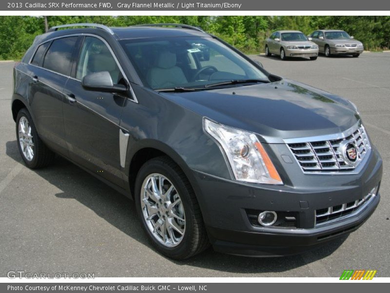 Gray Flannel Metallic / Light Titanium/Ebony 2013 Cadillac SRX Performance FWD