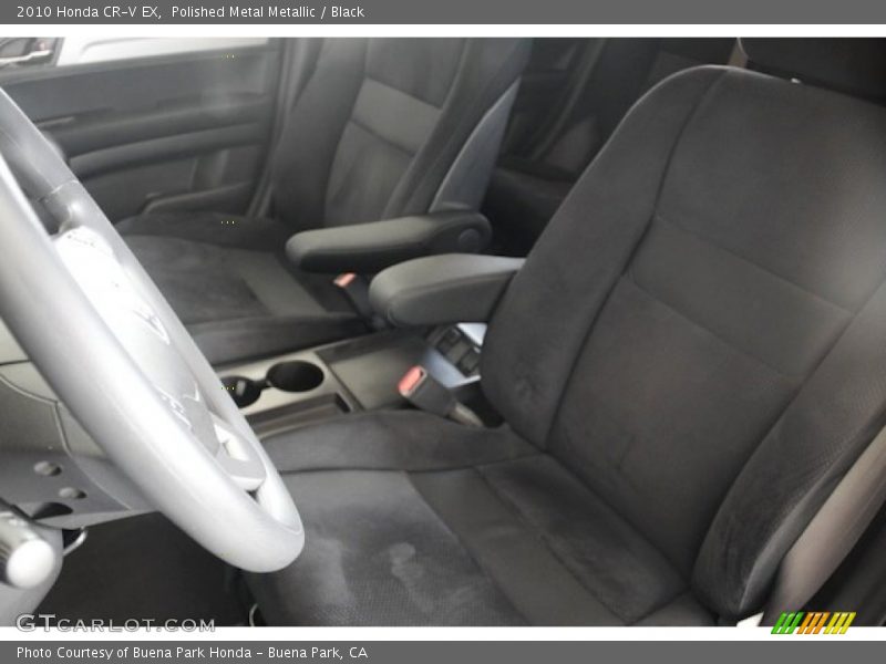 Polished Metal Metallic / Black 2010 Honda CR-V EX