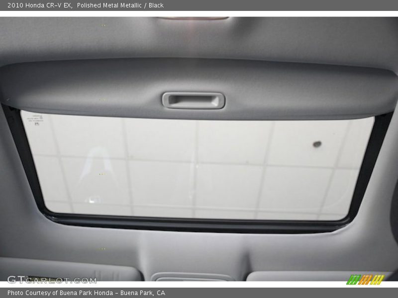 Polished Metal Metallic / Black 2010 Honda CR-V EX