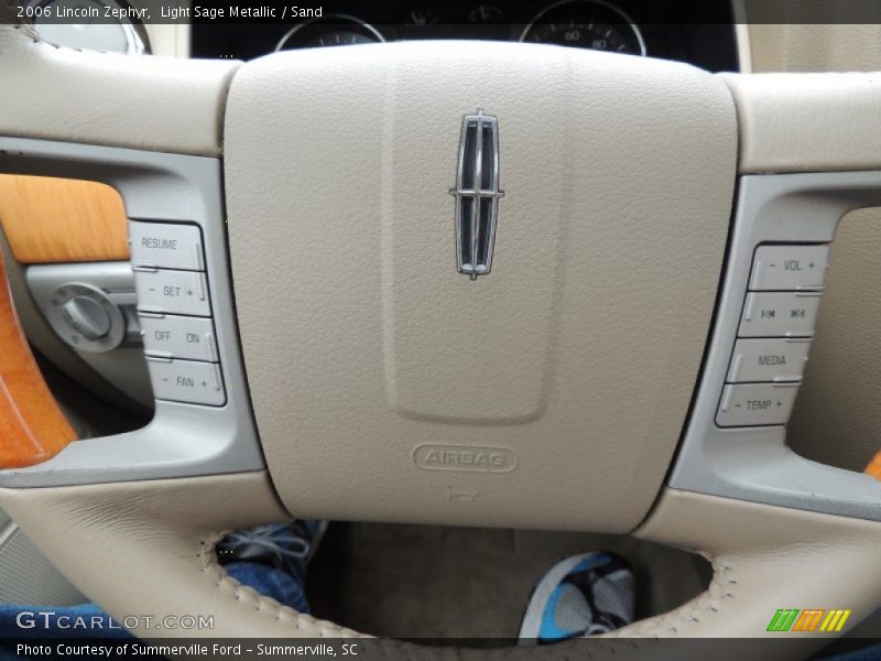 Light Sage Metallic / Sand 2006 Lincoln Zephyr