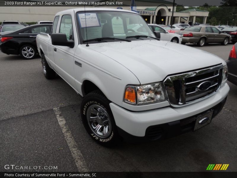 Oxford White / Medium Dark Flint 2009 Ford Ranger XLT SuperCab