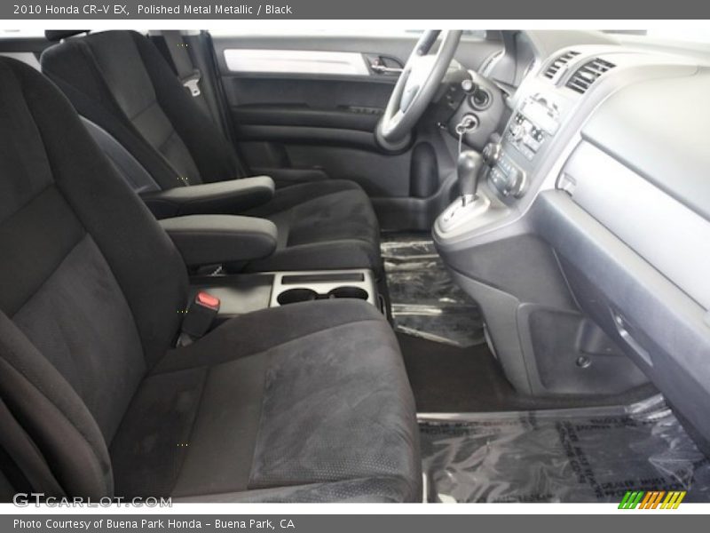 Polished Metal Metallic / Black 2010 Honda CR-V EX