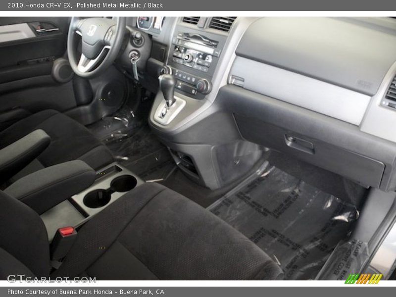 Polished Metal Metallic / Black 2010 Honda CR-V EX