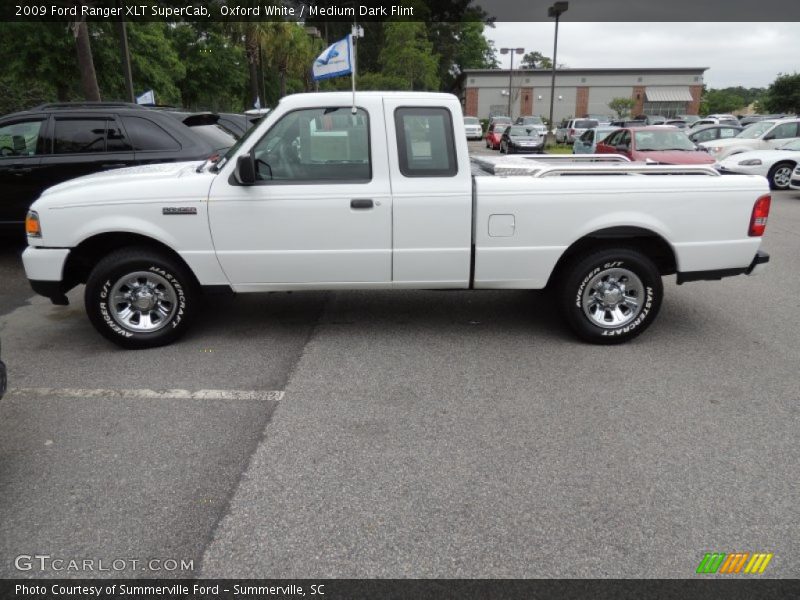 Oxford White / Medium Dark Flint 2009 Ford Ranger XLT SuperCab