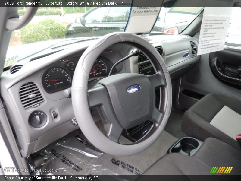 Oxford White / Medium Dark Flint 2009 Ford Ranger XLT SuperCab