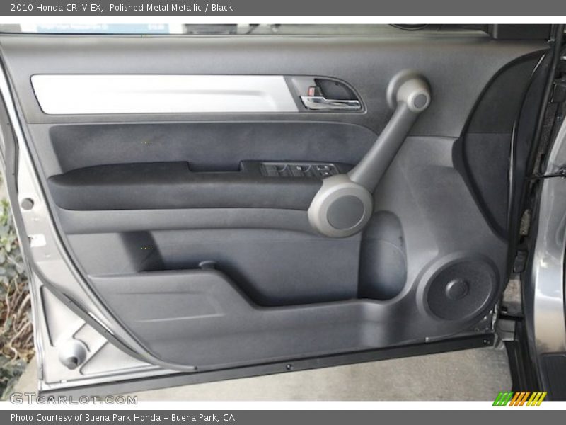 Polished Metal Metallic / Black 2010 Honda CR-V EX