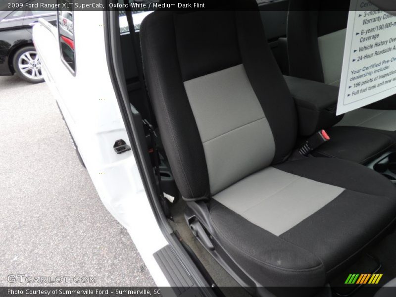 Oxford White / Medium Dark Flint 2009 Ford Ranger XLT SuperCab