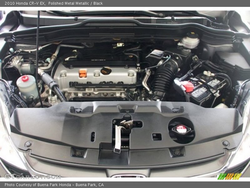 Polished Metal Metallic / Black 2010 Honda CR-V EX