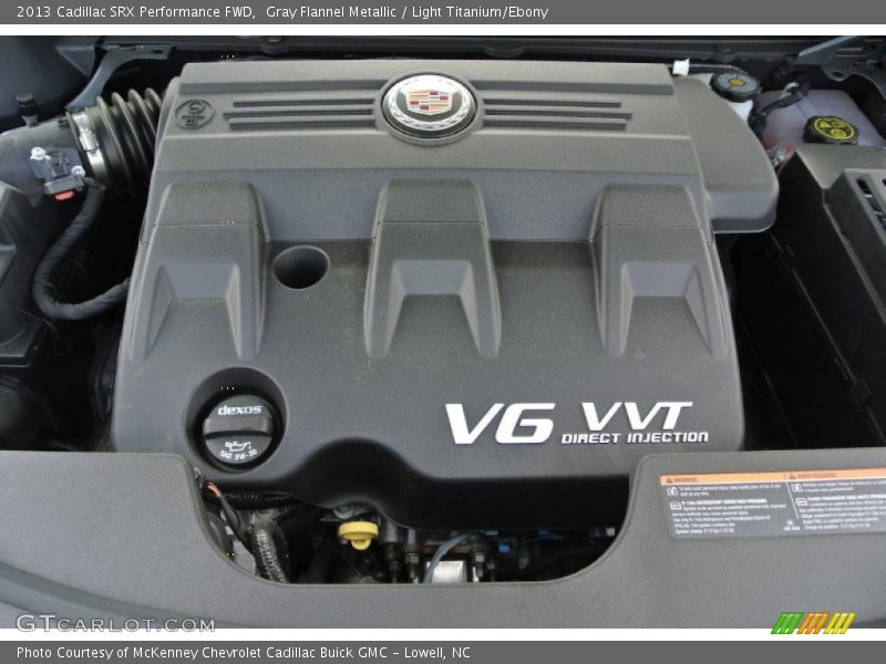Gray Flannel Metallic / Light Titanium/Ebony 2013 Cadillac SRX Performance FWD
