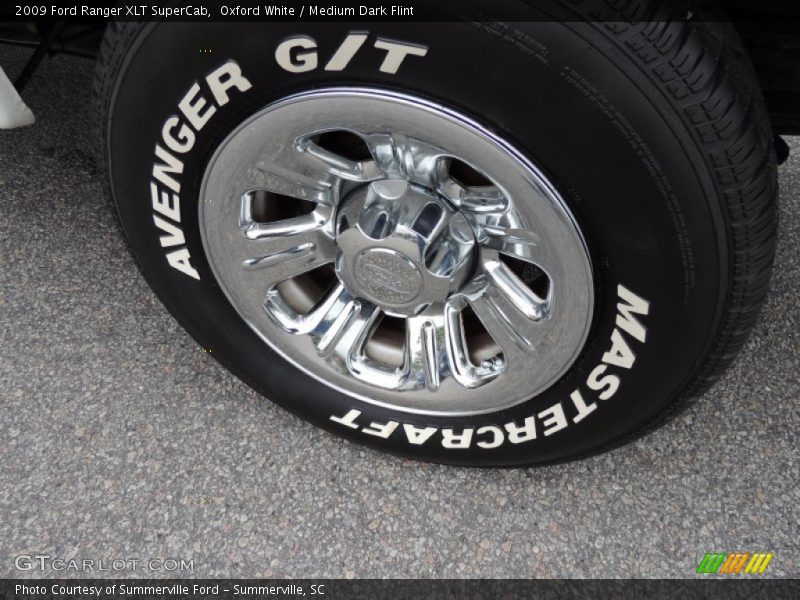 Oxford White / Medium Dark Flint 2009 Ford Ranger XLT SuperCab