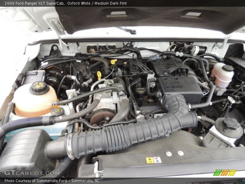 Oxford White / Medium Dark Flint 2009 Ford Ranger XLT SuperCab