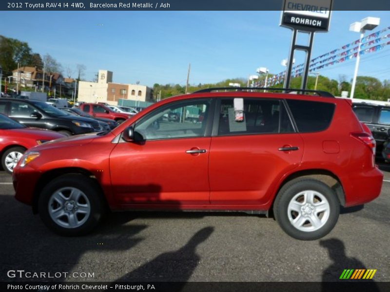 Barcelona Red Metallic / Ash 2012 Toyota RAV4 I4 4WD