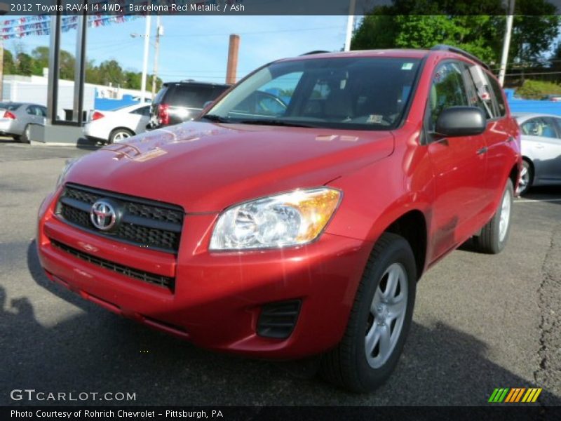 Barcelona Red Metallic / Ash 2012 Toyota RAV4 I4 4WD