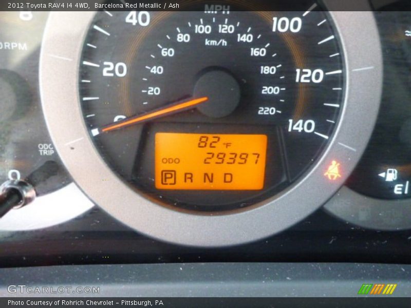 Barcelona Red Metallic / Ash 2012 Toyota RAV4 I4 4WD