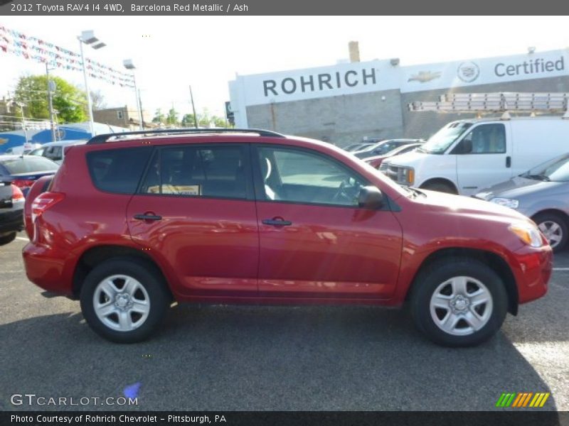 Barcelona Red Metallic / Ash 2012 Toyota RAV4 I4 4WD