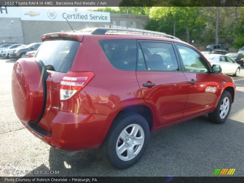 Barcelona Red Metallic / Ash 2012 Toyota RAV4 I4 4WD