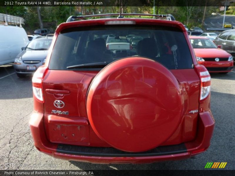 Barcelona Red Metallic / Ash 2012 Toyota RAV4 I4 4WD