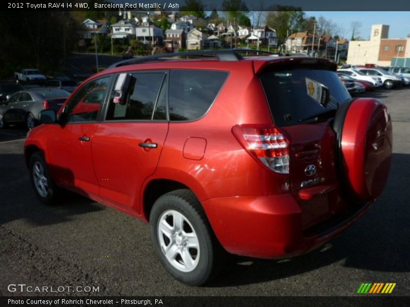 Barcelona Red Metallic / Ash 2012 Toyota RAV4 I4 4WD