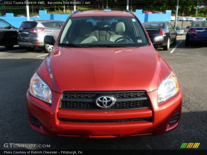 Barcelona Red Metallic / Ash 2012 Toyota RAV4 I4 4WD