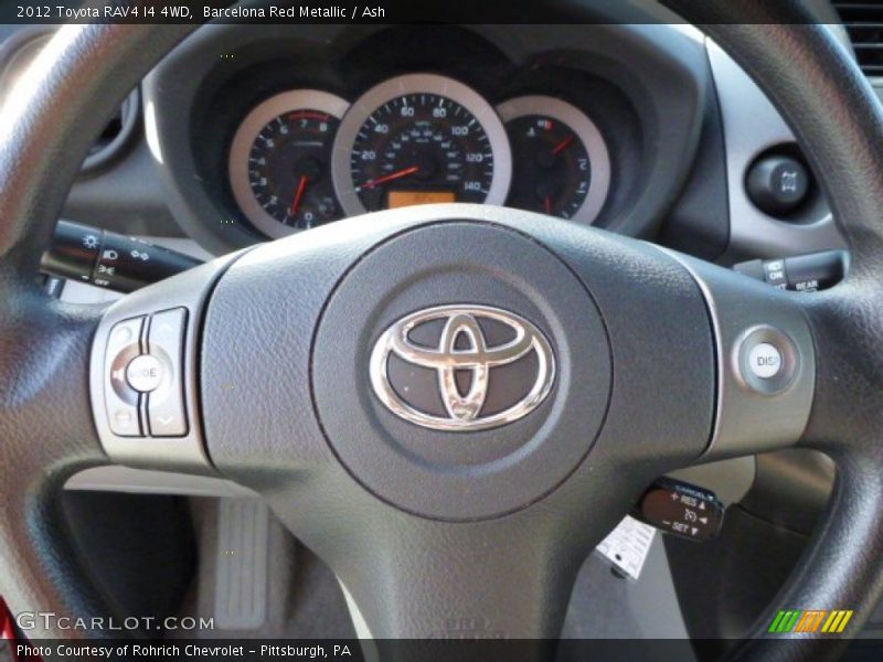 Barcelona Red Metallic / Ash 2012 Toyota RAV4 I4 4WD