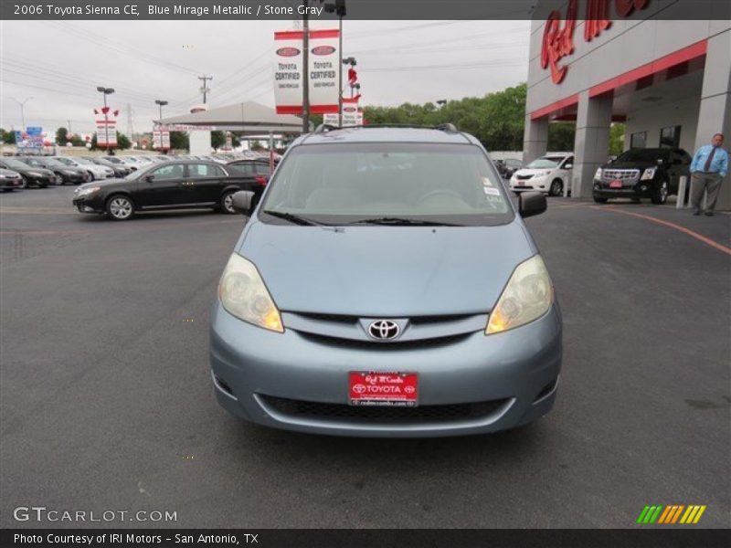 Blue Mirage Metallic / Stone Gray 2006 Toyota Sienna CE