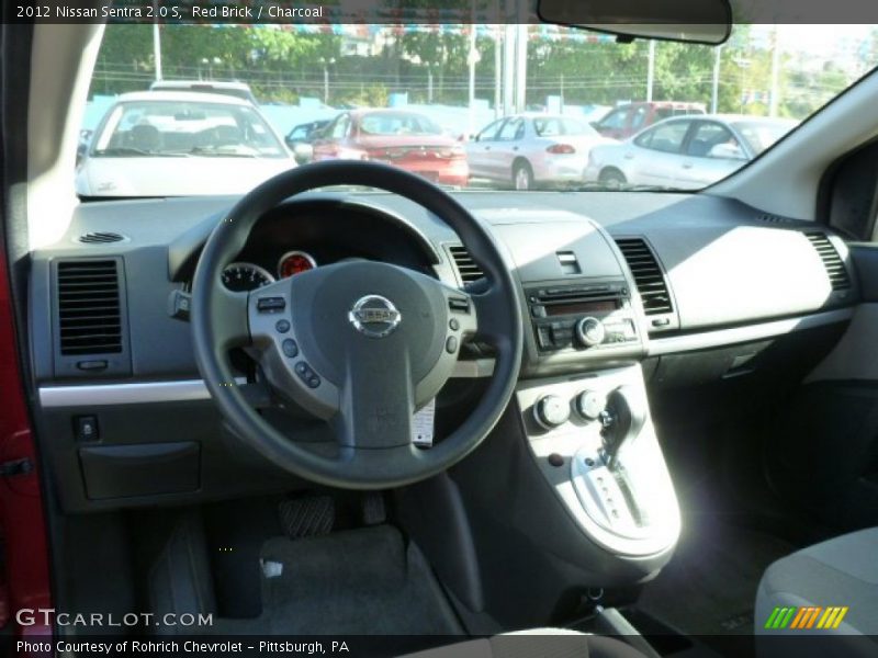 Red Brick / Charcoal 2012 Nissan Sentra 2.0 S