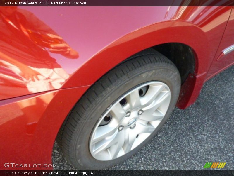 Red Brick / Charcoal 2012 Nissan Sentra 2.0 S