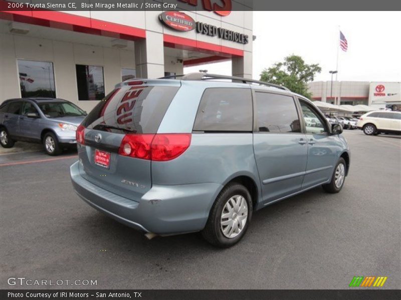Blue Mirage Metallic / Stone Gray 2006 Toyota Sienna CE