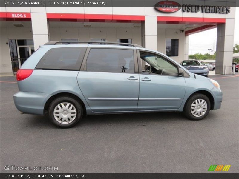 Blue Mirage Metallic / Stone Gray 2006 Toyota Sienna CE