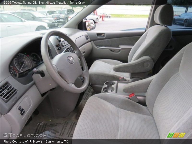 Blue Mirage Metallic / Stone Gray 2006 Toyota Sienna CE