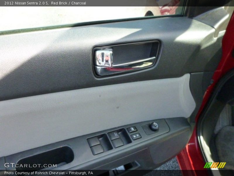 Red Brick / Charcoal 2012 Nissan Sentra 2.0 S