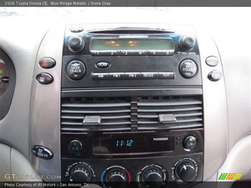 Blue Mirage Metallic / Stone Gray 2006 Toyota Sienna CE