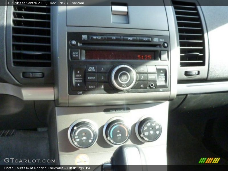 Red Brick / Charcoal 2012 Nissan Sentra 2.0 S