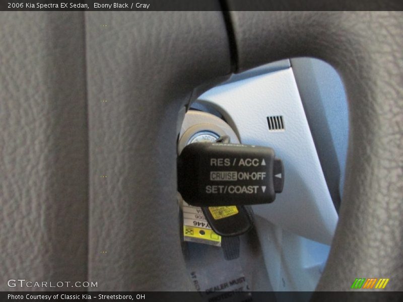 Controls of 2006 Spectra EX Sedan