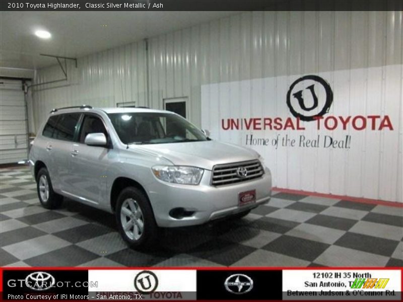 Classic Silver Metallic / Ash 2010 Toyota Highlander