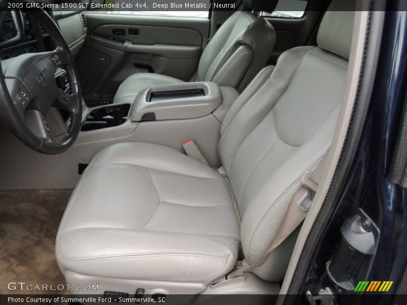 Deep Blue Metallic / Neutral 2005 GMC Sierra 1500 SLT Extended Cab 4x4