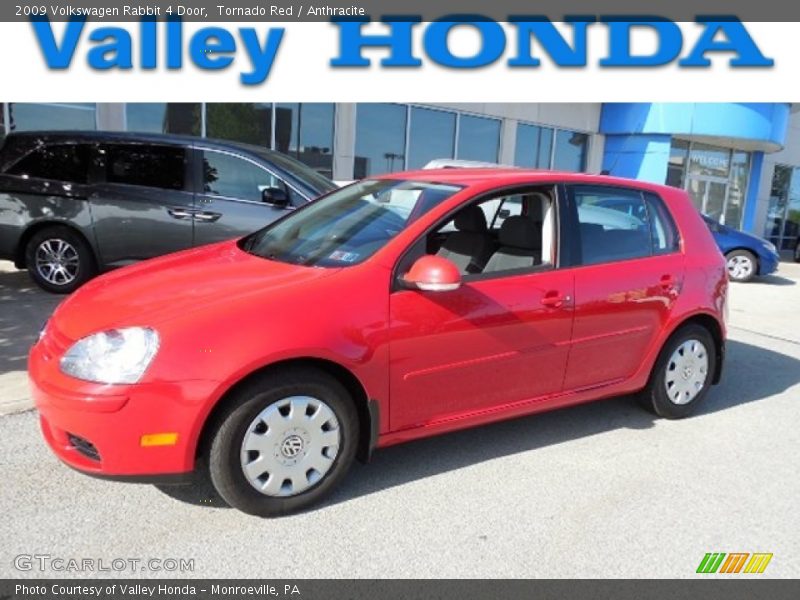 Tornado Red / Anthracite 2009 Volkswagen Rabbit 4 Door