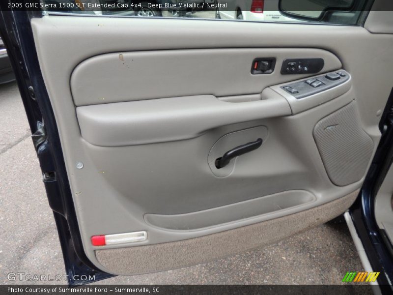 Deep Blue Metallic / Neutral 2005 GMC Sierra 1500 SLT Extended Cab 4x4
