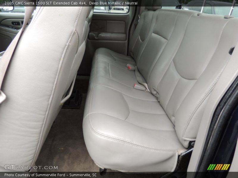 Deep Blue Metallic / Neutral 2005 GMC Sierra 1500 SLT Extended Cab 4x4