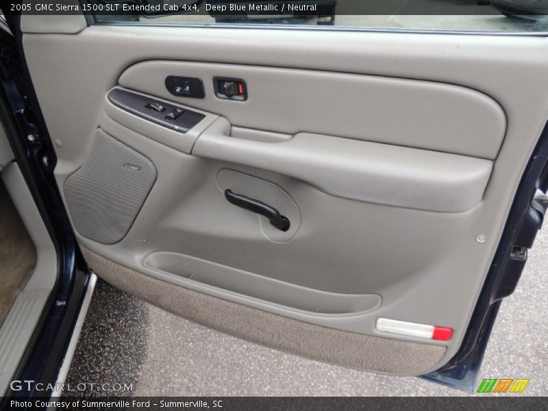 Deep Blue Metallic / Neutral 2005 GMC Sierra 1500 SLT Extended Cab 4x4