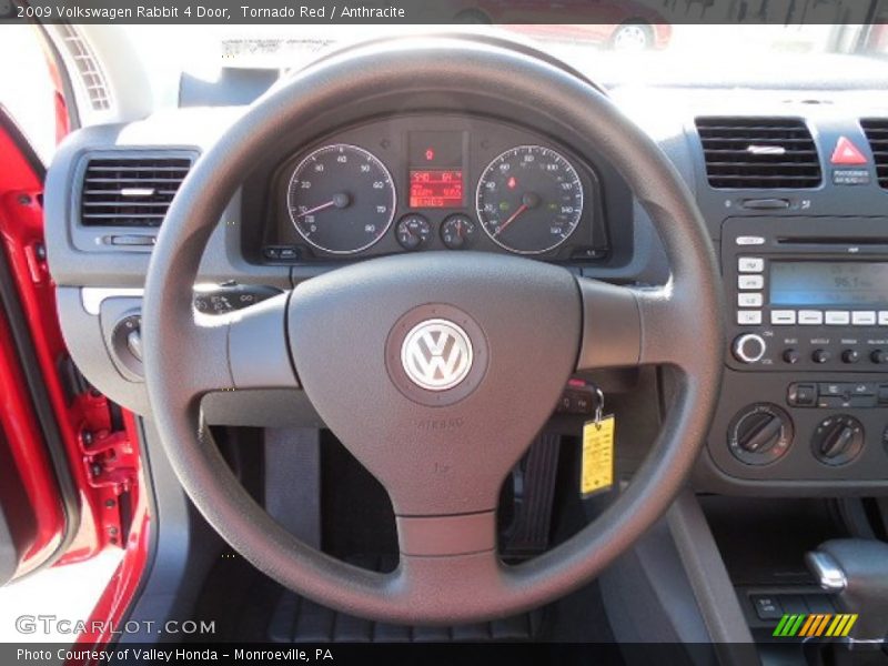 Tornado Red / Anthracite 2009 Volkswagen Rabbit 4 Door