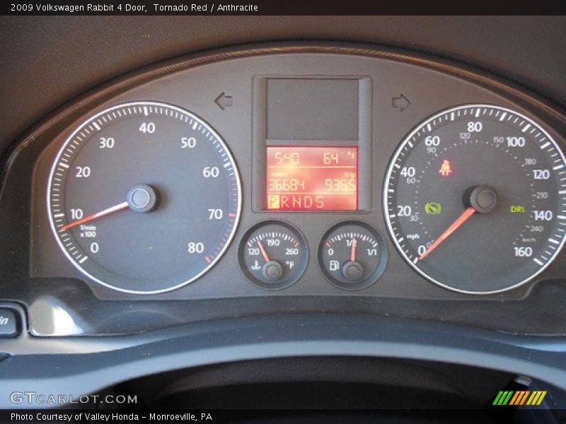 Tornado Red / Anthracite 2009 Volkswagen Rabbit 4 Door
