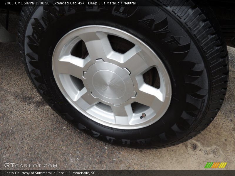 Deep Blue Metallic / Neutral 2005 GMC Sierra 1500 SLT Extended Cab 4x4