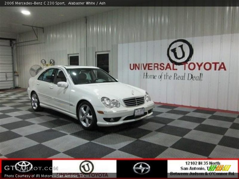 Alabaster White / Ash 2006 Mercedes-Benz C 230 Sport