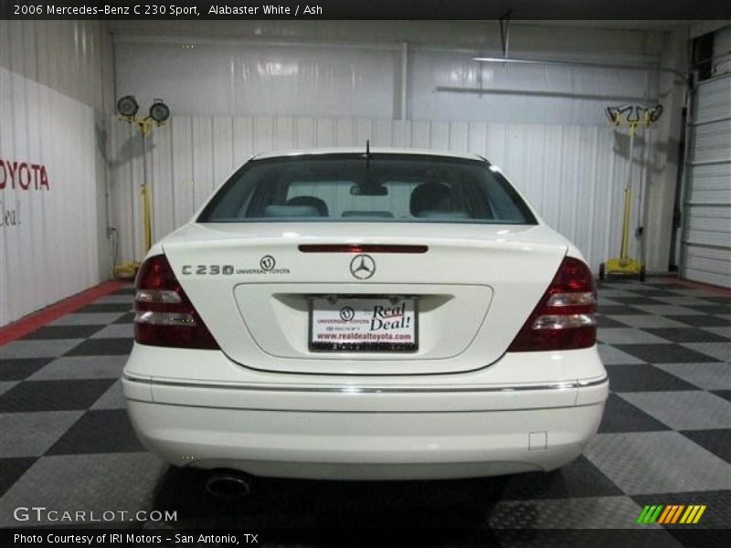 Alabaster White / Ash 2006 Mercedes-Benz C 230 Sport