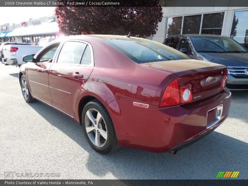 Red Jewel / Cocoa/Cashmere 2009 Chevrolet Malibu LT Sedan
